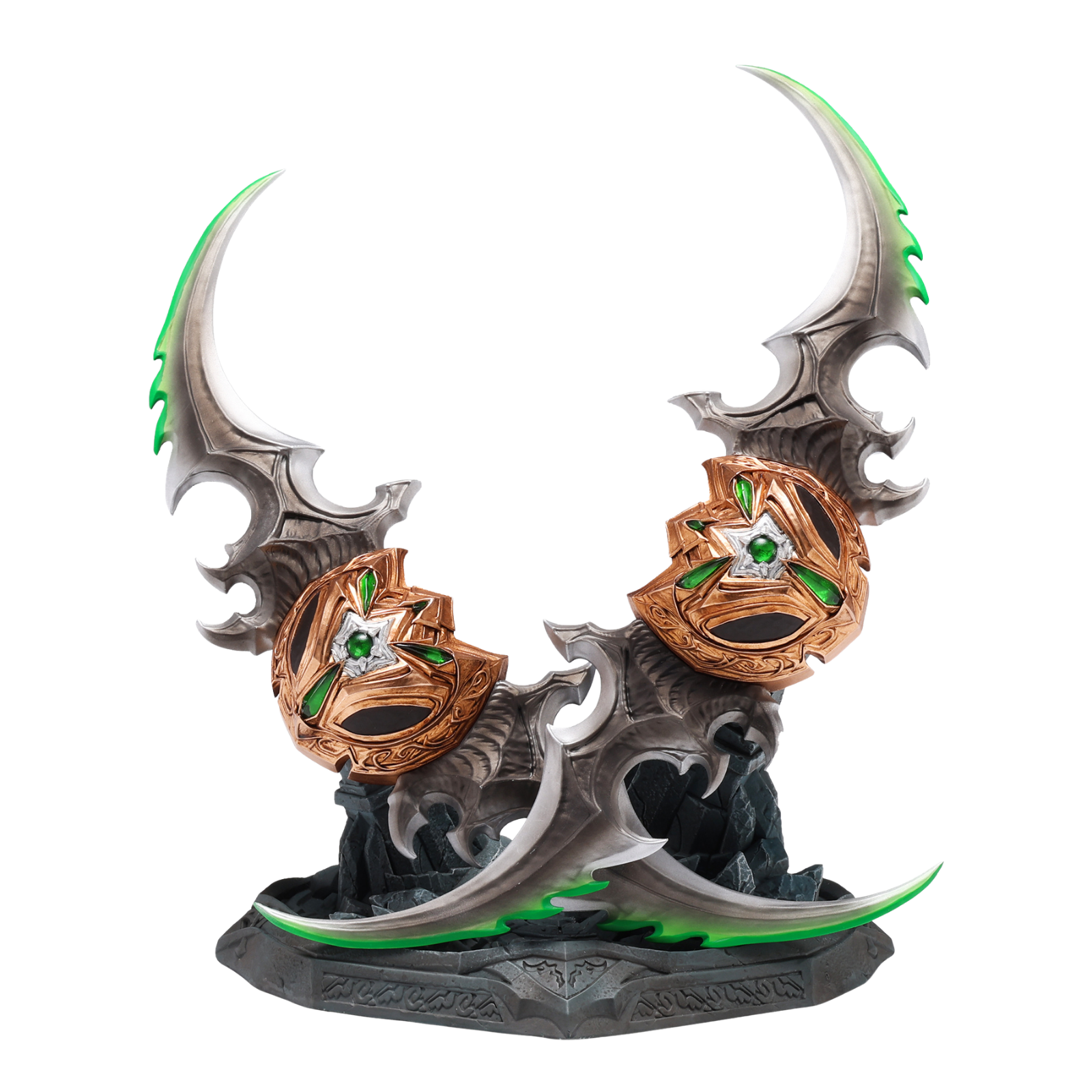 WoW Warglaives of Azzinoth Replica Collectible Display Sword Set
