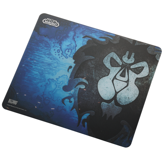 Blizzard WoW Game Glass Mouse Pad,Alliance-Themed, Tempered Glass Material, Office & Home, Non-slip rubber base, Special Glass Surface for Top Accuracy and Speed, Easy to Clean, 13.8*11.8Inch | show