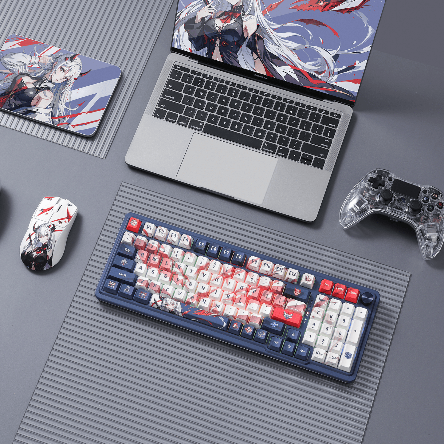 Redragon EISA K1NG PRO M916 49G Wireless Gaming Mouse,anime-inspired art featuring Eisa