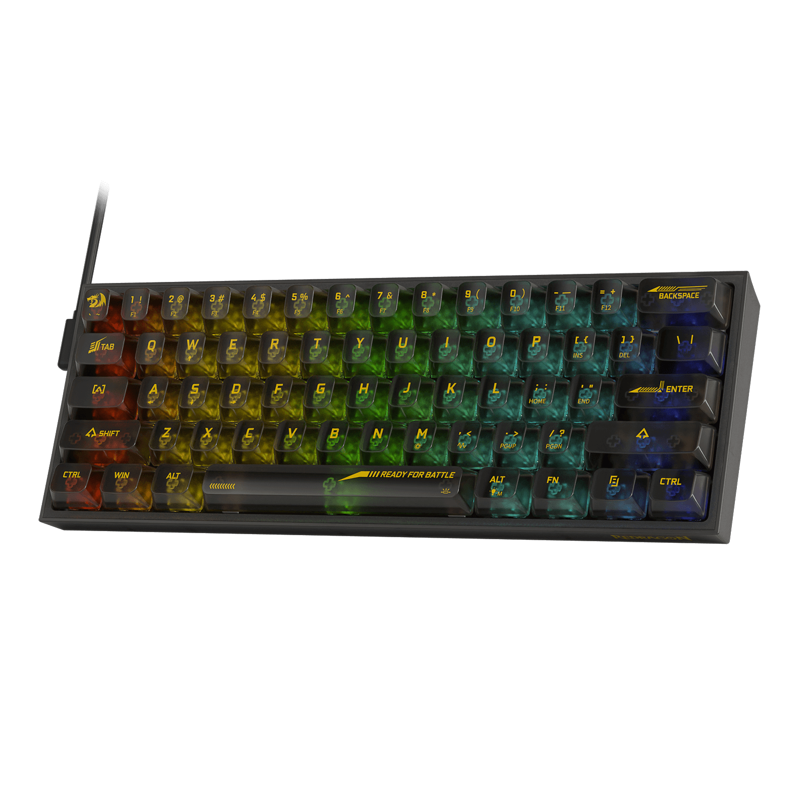 Redragon FIZZ K617 SE Full-Transparent Mechanical Keyboard| show