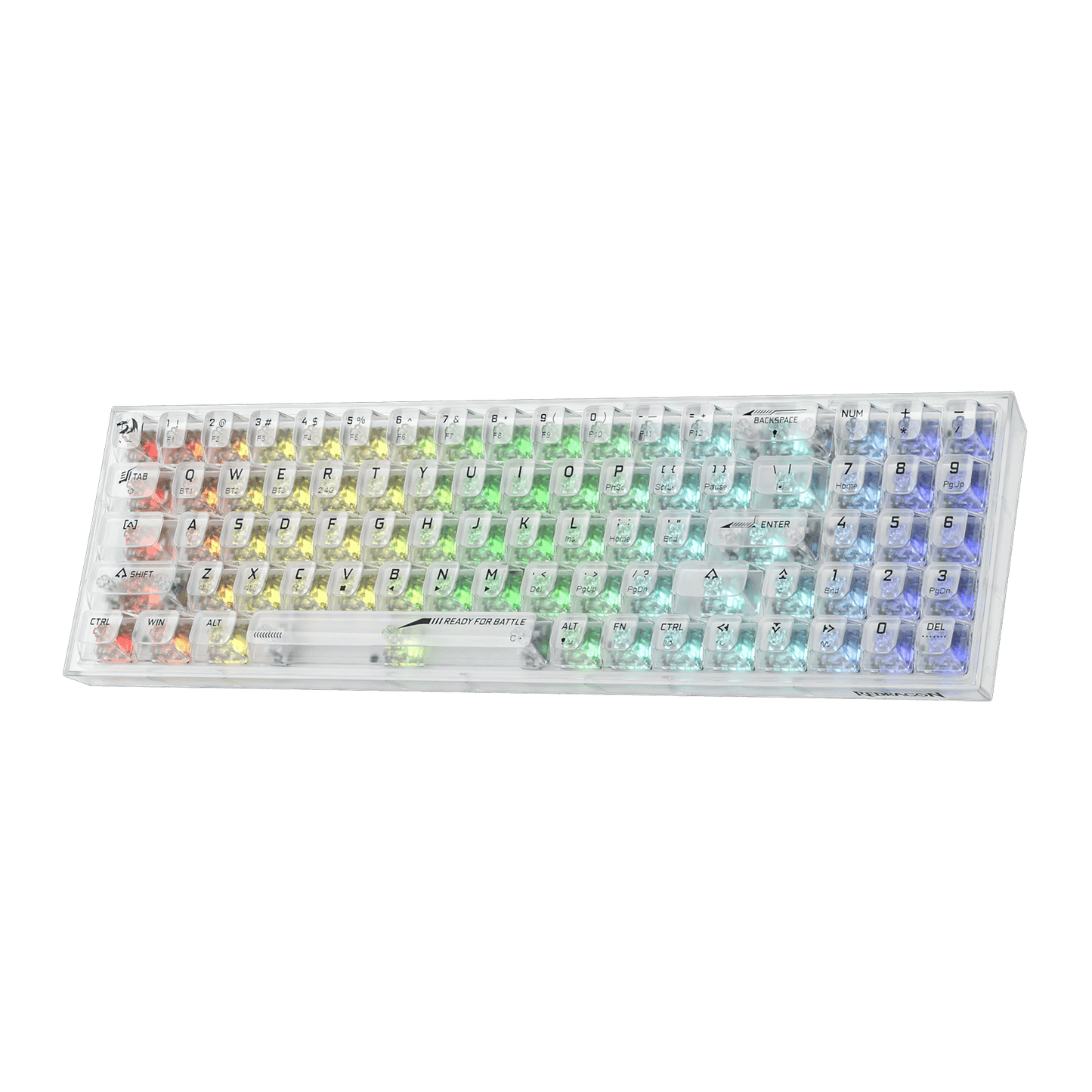 Redragon K628 PRO SE 75% Full-Transparent Keyboard | show