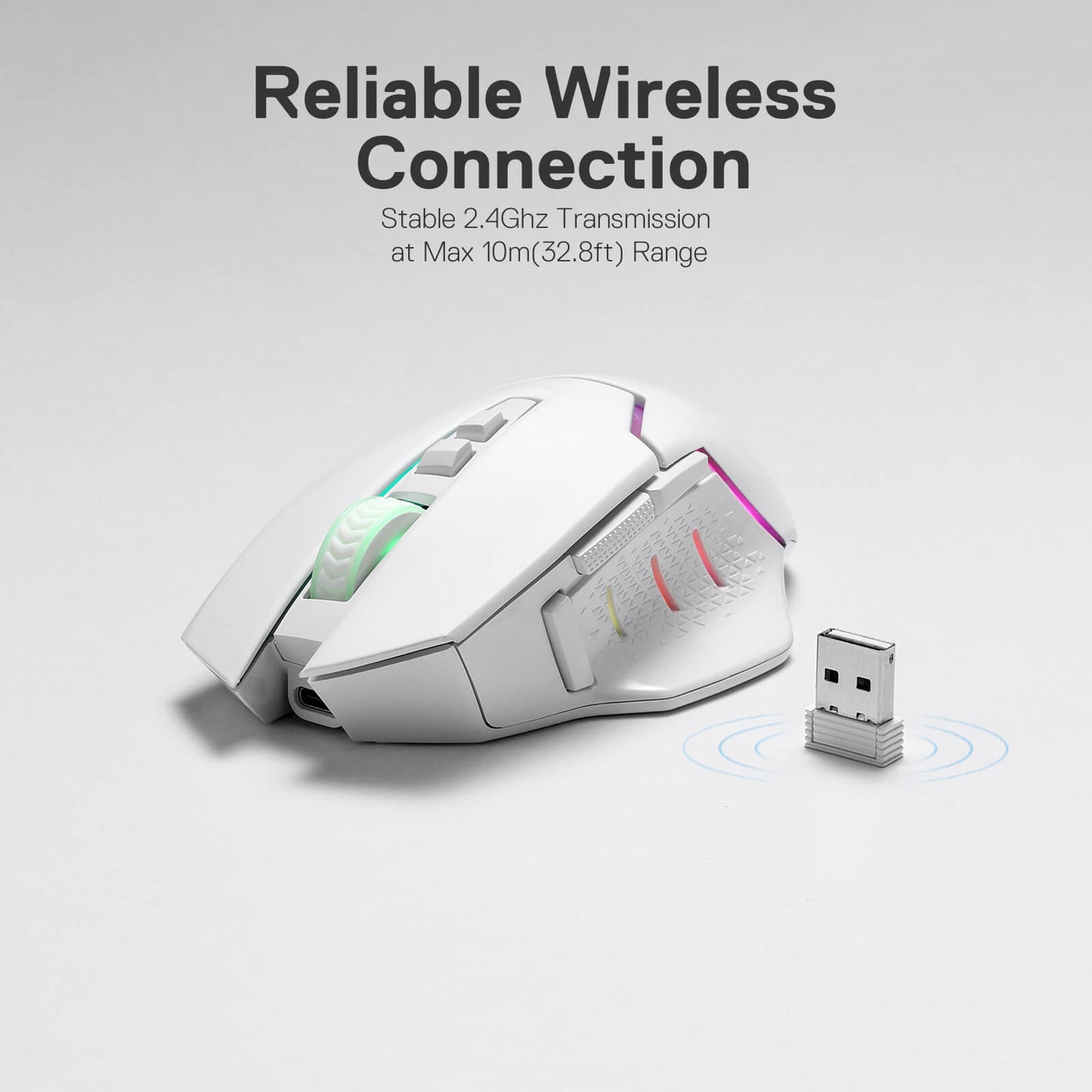 MIRAGE M690 PRO white mouse