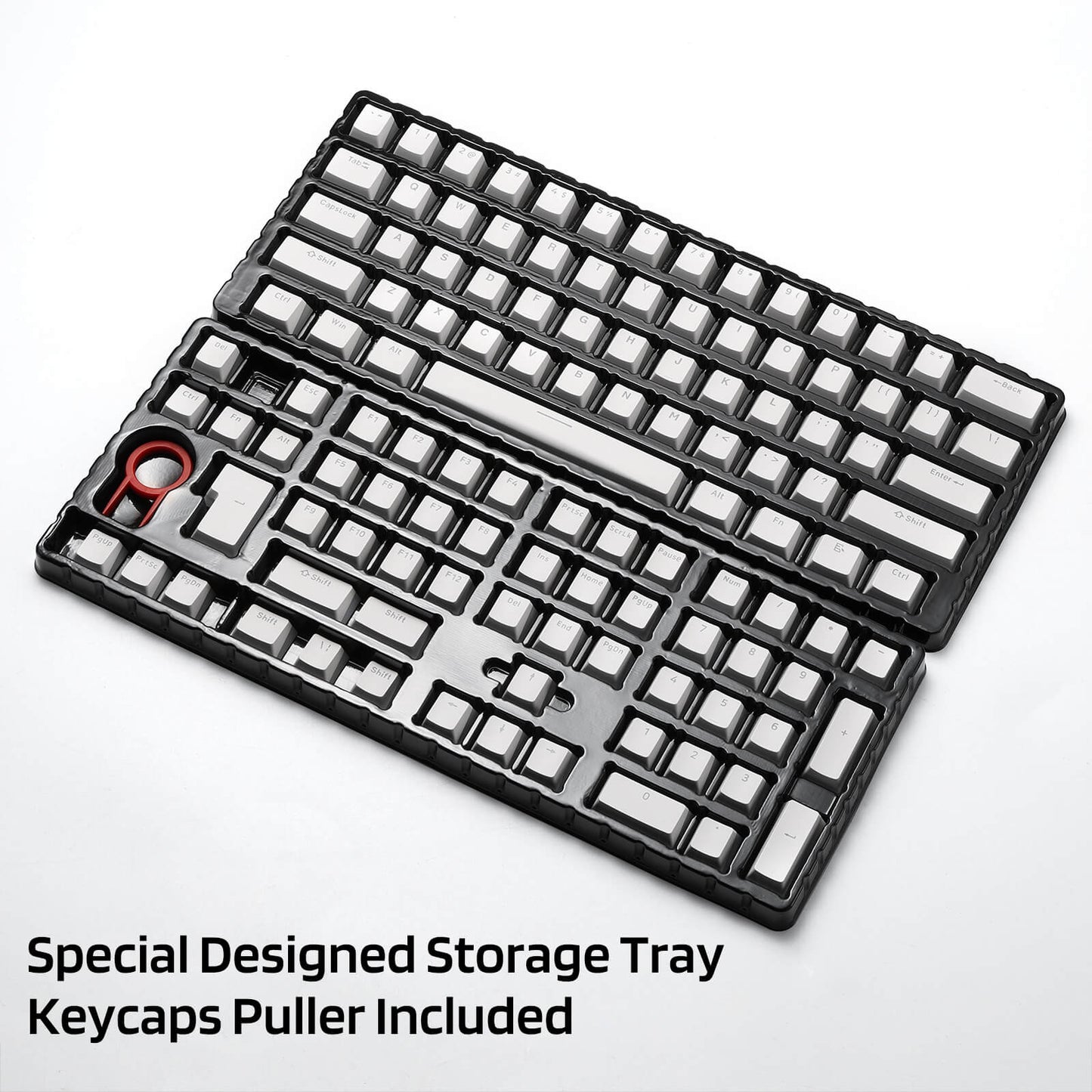(Nur Tastenkappen) Redragon X LTC 117-Tasten OEM-Profil PBT Double Shot Tastenkappen-Set