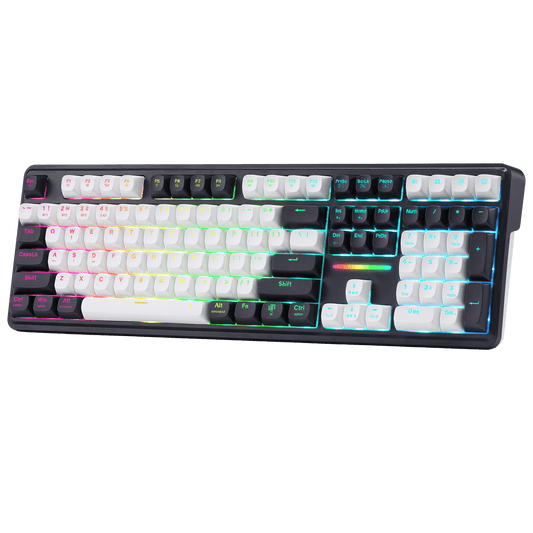 Redragon ANTONIUM K745 PRO 108 Keys Wireless Gasket Mechanical Keyboard, Black | show
