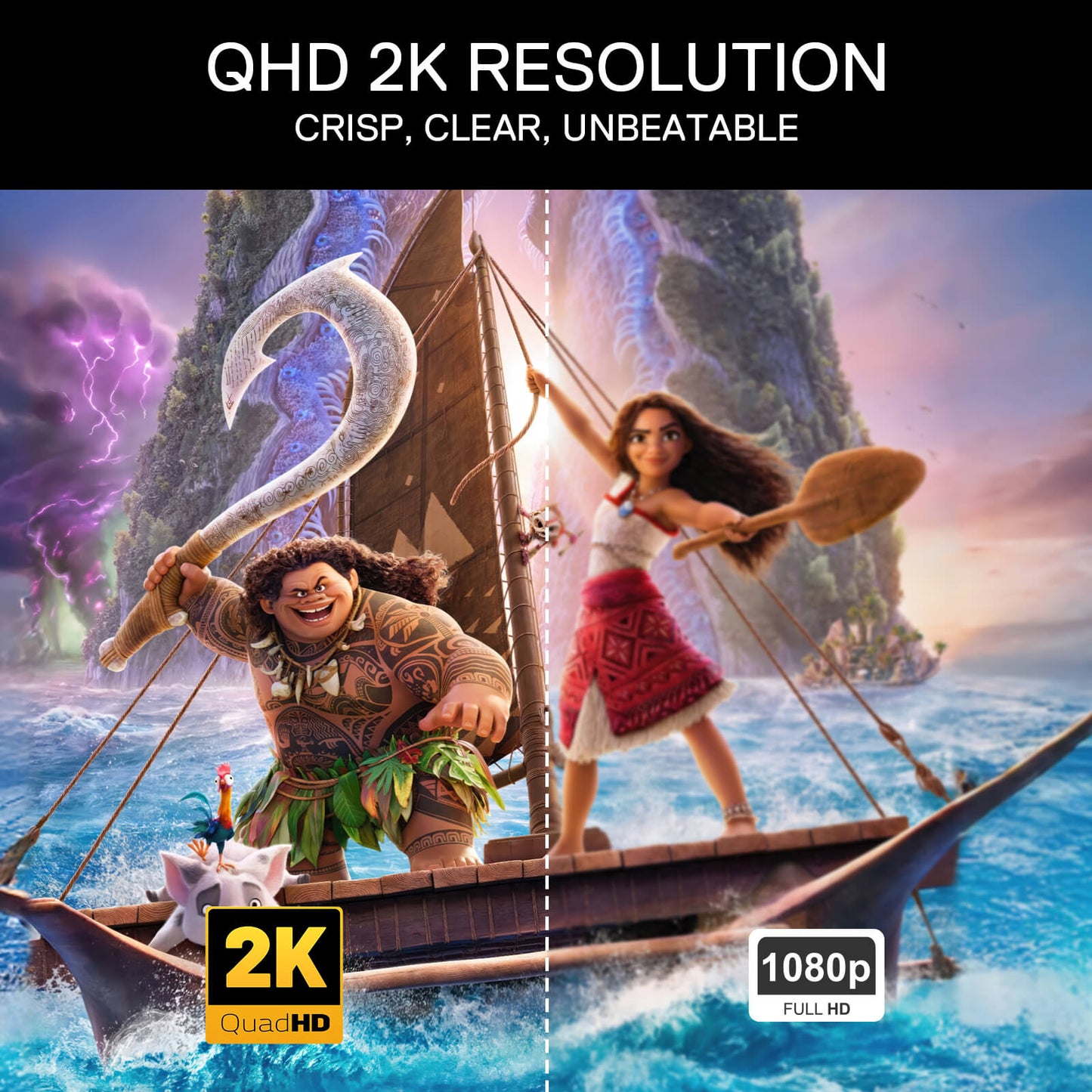 Redragon GM32 32" Curve Gaming Monitor - QHD 2560x1440, 180Hz, 1.76ms, Support FreeSync & G-Sync, 1000R Curvature, Tilt Adjustable, DisplayPort HDMI, VESA Wall Mount, Fast VA Computer Monitor
