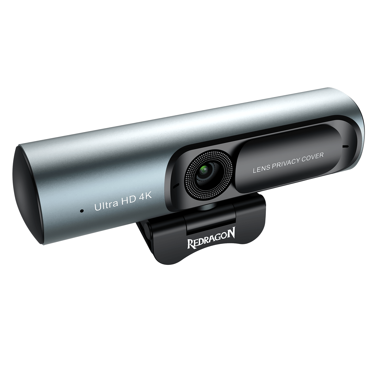 Redragon webcam with Ultra HD 4K label on a black background