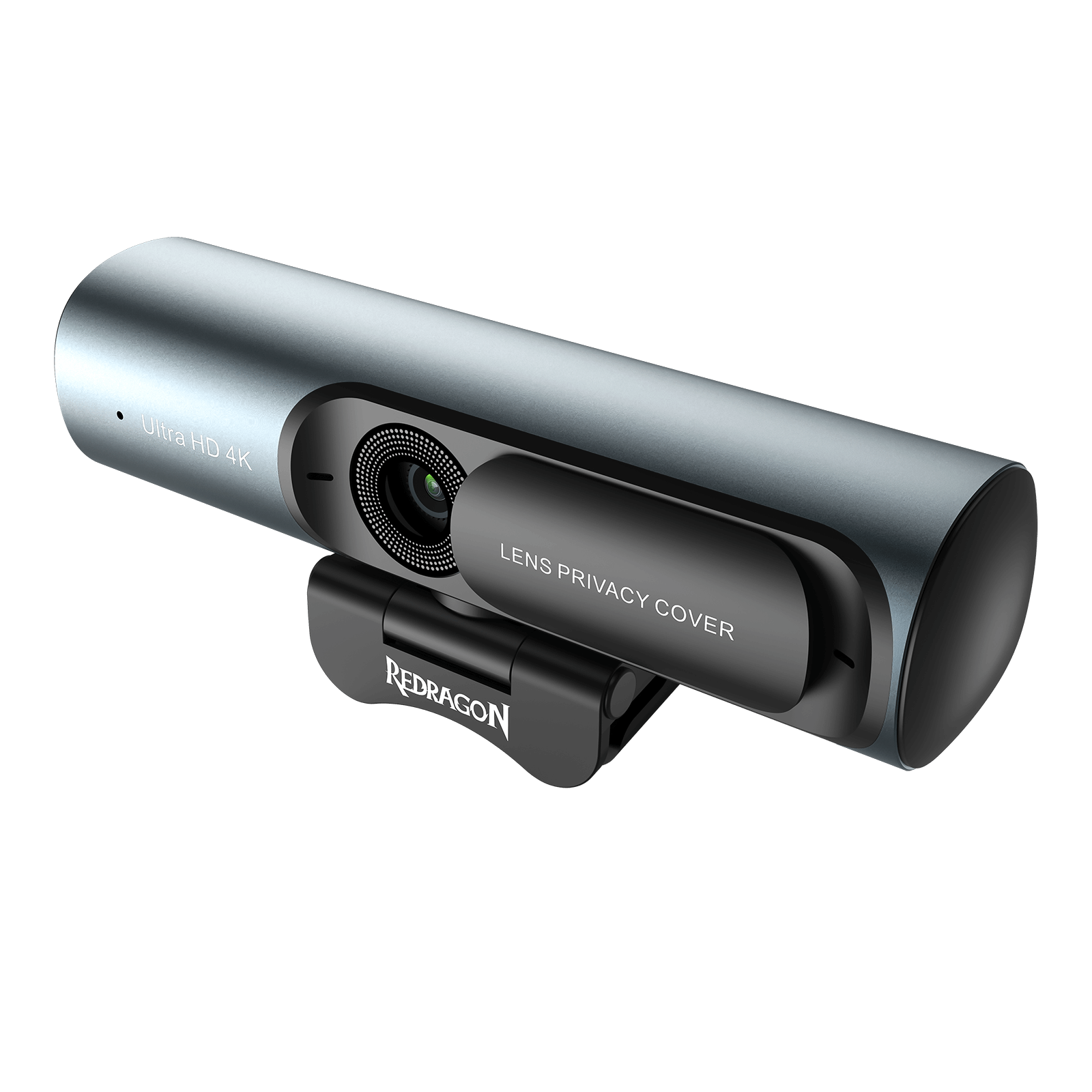 Redragon GW911 4K Webcam for PC, Ultra HD with Dual Noise-Cancelling Mic, PDAF Auto Focus, Auto Light Correction, Plug & Play, Privacy Cover – Works w/Zoom/Teams/Skype/Google Meet