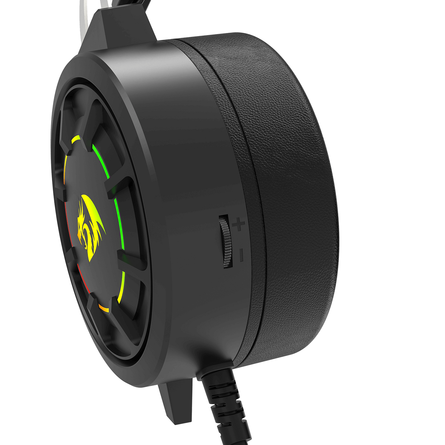 Redragon H314 RGB Gaming Headset - Wired Computer Headset with 40mm Drivers, USB Connection, Lightweight Design, and Soft PU Leather Ear Cushions for Ultimate Comfort