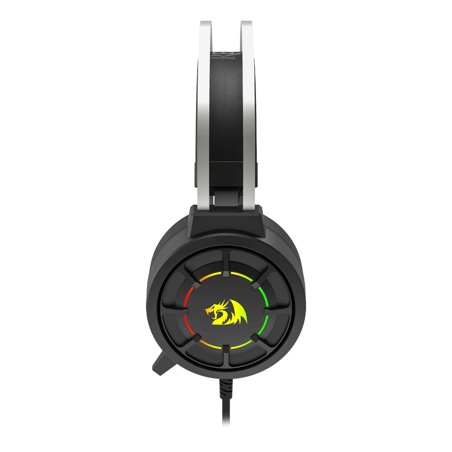 Redragon H314 RGB Gaming Headset - Wired Computer Headset with 40mm Drivers, USB Connection, Lightweight Design, and Soft PU Leather Ear Cushions for Ultimate Comfort