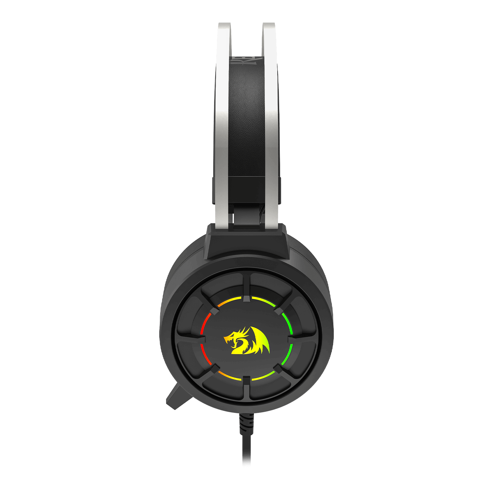 Redragon H314 RGB Gaming Headset - Wired Computer Headset with 40mm Drivers, USB Connection, Lightweight Design, and Soft PU Leather Ear Cushions for Ultimate Comfort