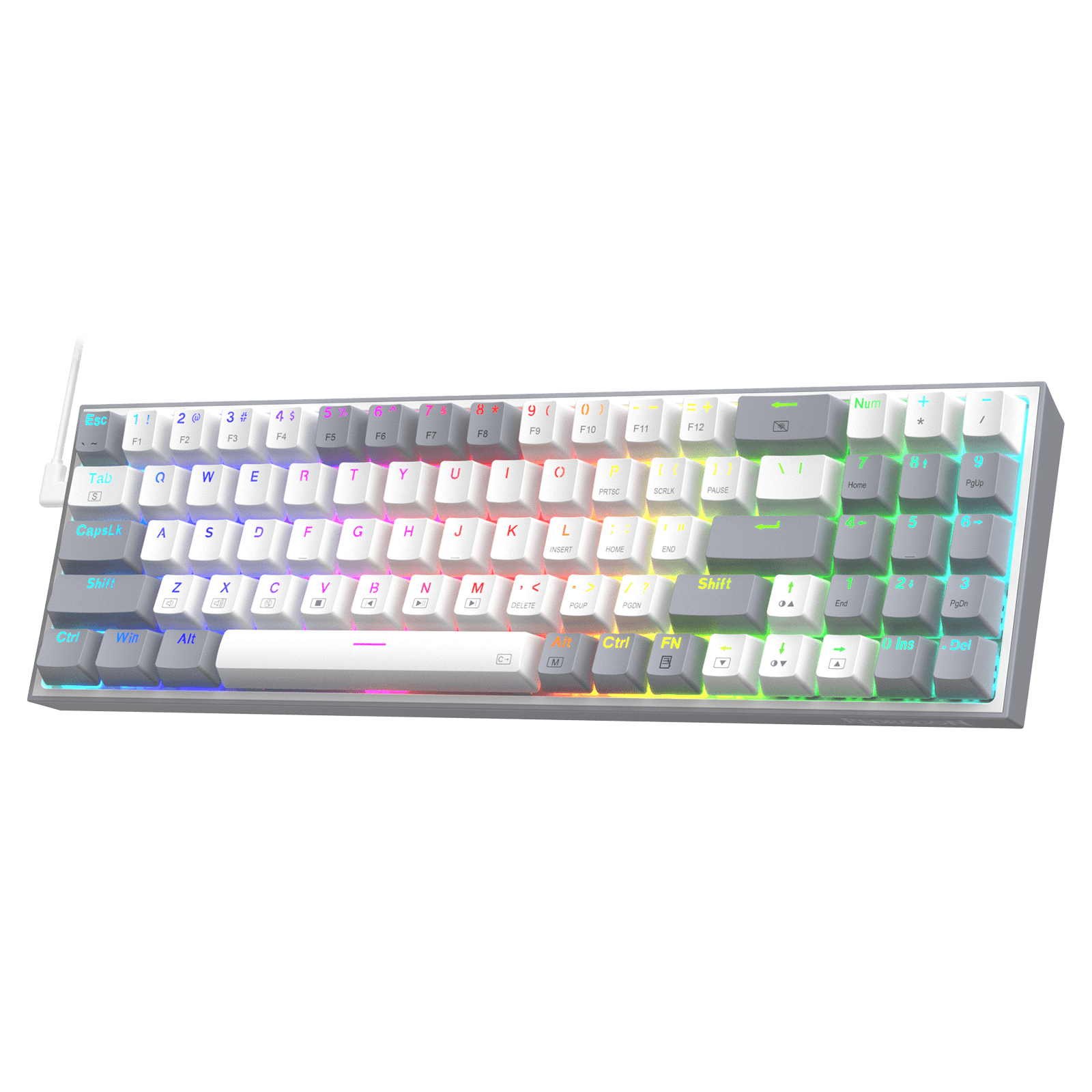 Redragon K628 Pollux 75% Wired Hot-Swappable Gaming Keyboard Redragon K628 Pollux 75% Wired Hot-Swappable Gaming Keyboard