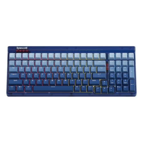 Redragon K656 PRO 3-Mode Wireless RGB Gaming Keyboard blue color