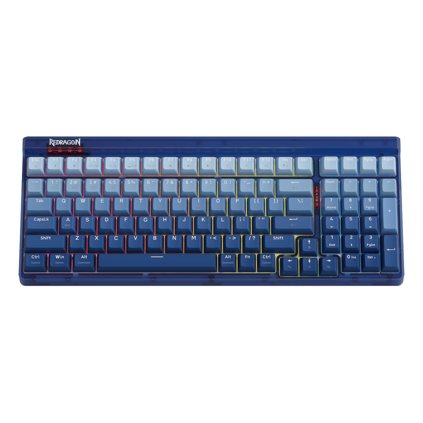 Redragon K656 PRO 3-Mode 100 Keys Wireless RGB Gaming Redragon K656 PRO 3-Mode 100 Keys Wireless RGB Gaming