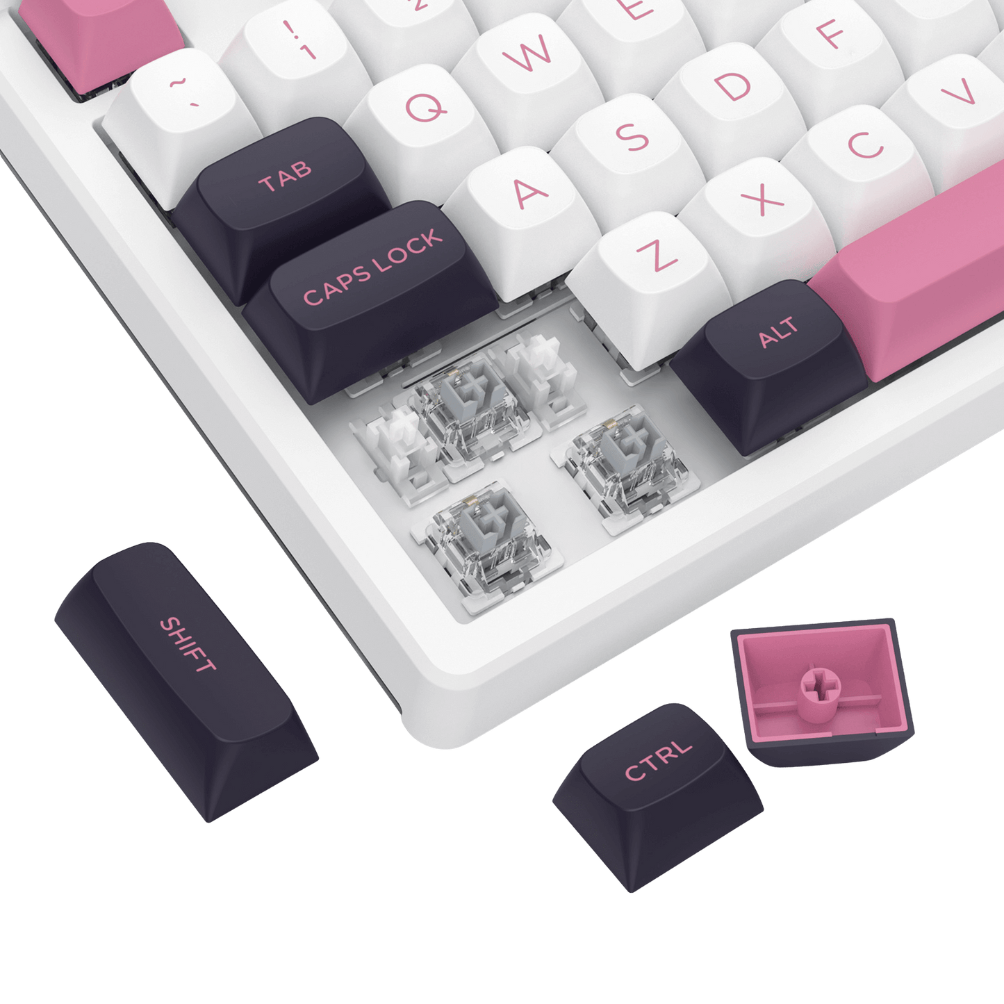 Redragon K729 80% Wired Gasket RGB Gaming Keyboard, 87 Keys TKL Mechanical Keyboard w/Dedicated Knob Control, Hot-Swap Socket, Mixed Color Keycaps & 5-Layer Noise Dampening, Custom Linear Switch