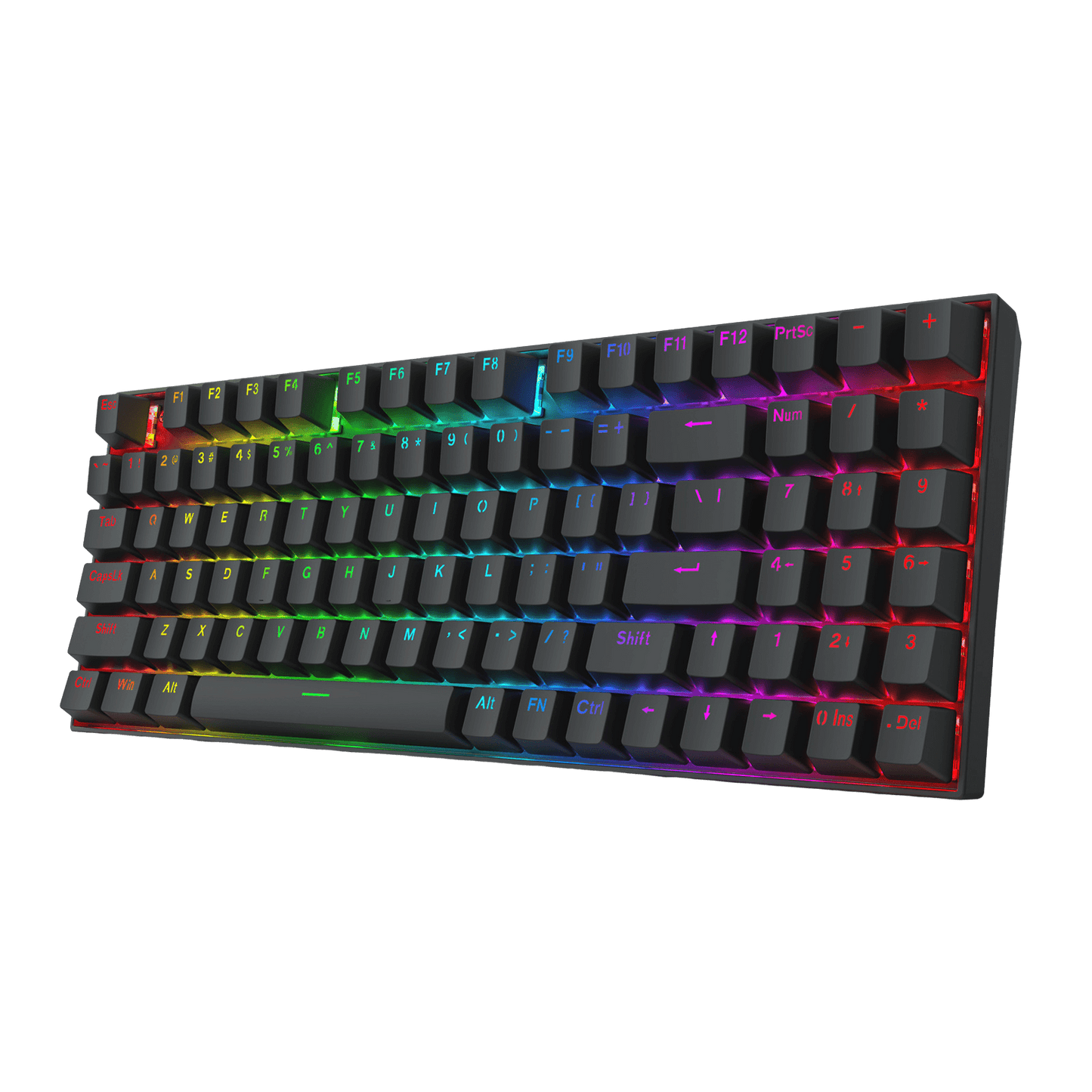 Redragon K736 PRO Rapid Trigger Wireless Gaming Keyboard, 90% 94 Keys 3-Mode Mechanical Keyboard w/Hyper-Fast Actuation, Dedicated Magnetic Switch, Actuation Point Adjustable, 8K Hz Polling Rate