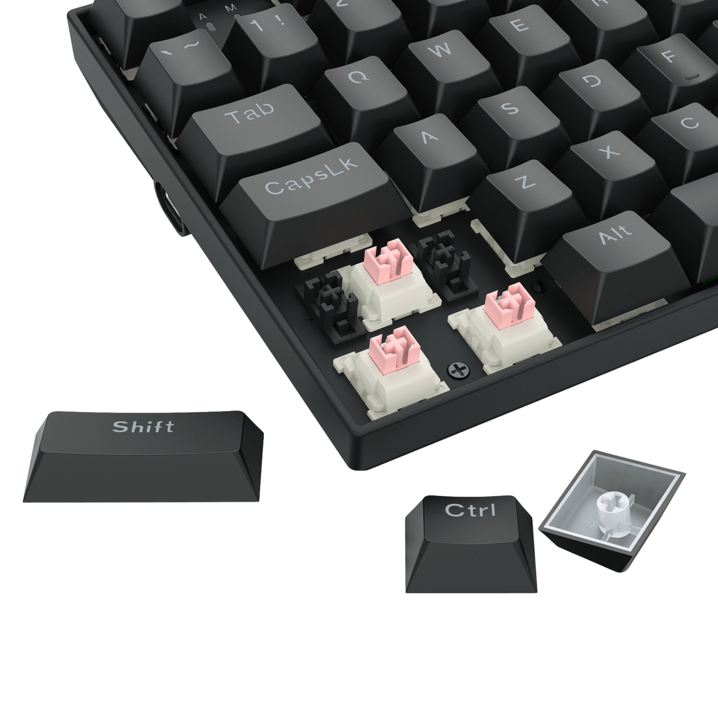 Redragon K736 PRO Rapid Trigger Wireless Gaming Keyboard, 90% 94 Keys 3-Mode Mechanical Keyboard w/Hyper-Fast Actuation, Dedicated Magnetic Switch, Actuation Point Adjustable, 8K Hz Polling Rate