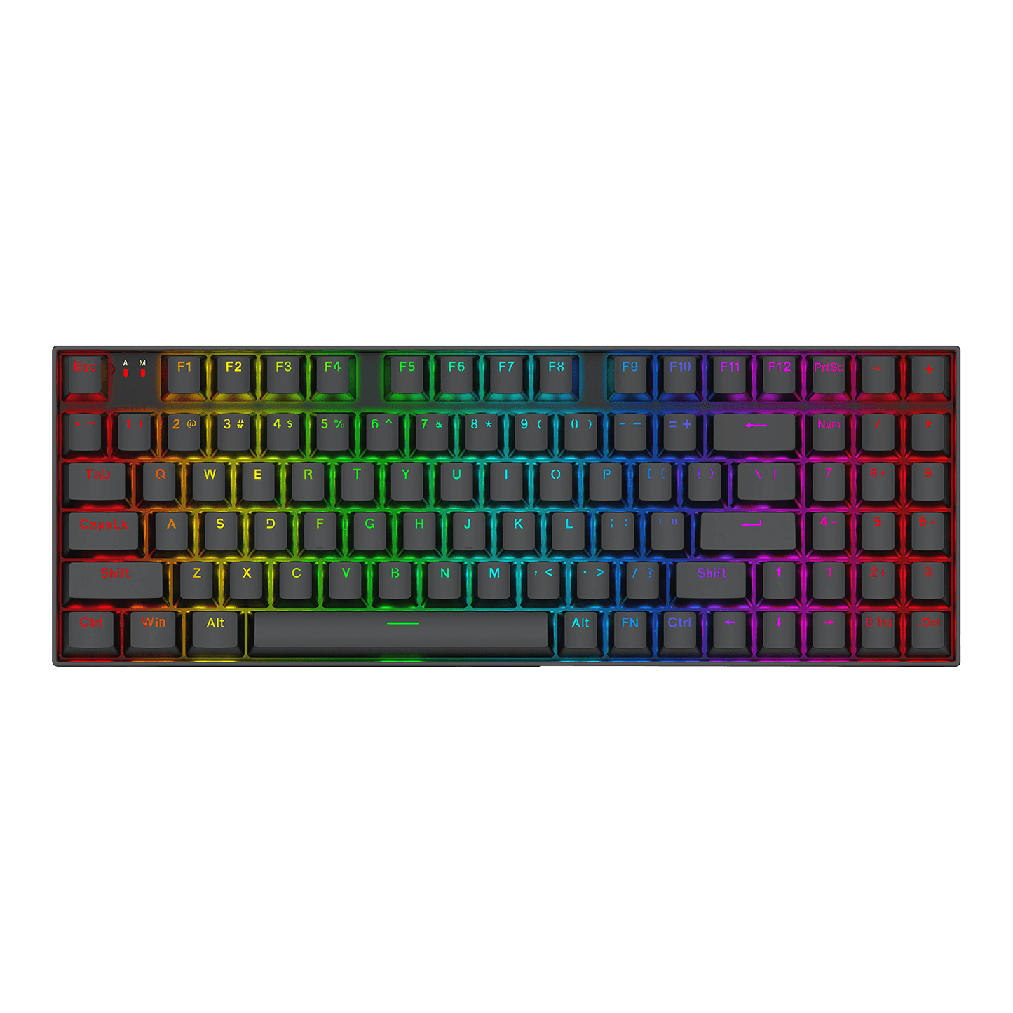 Redragon K736 PRO Rapid Trigger Wireless Gaming Keyboard, 90% 94 Keys 3-Mode Mechanical Keyboard w/Hyper-Fast Actuation, Dedicated Magnetic Switch, Actuation Point Adjustable, 8K Hz Polling Rate
