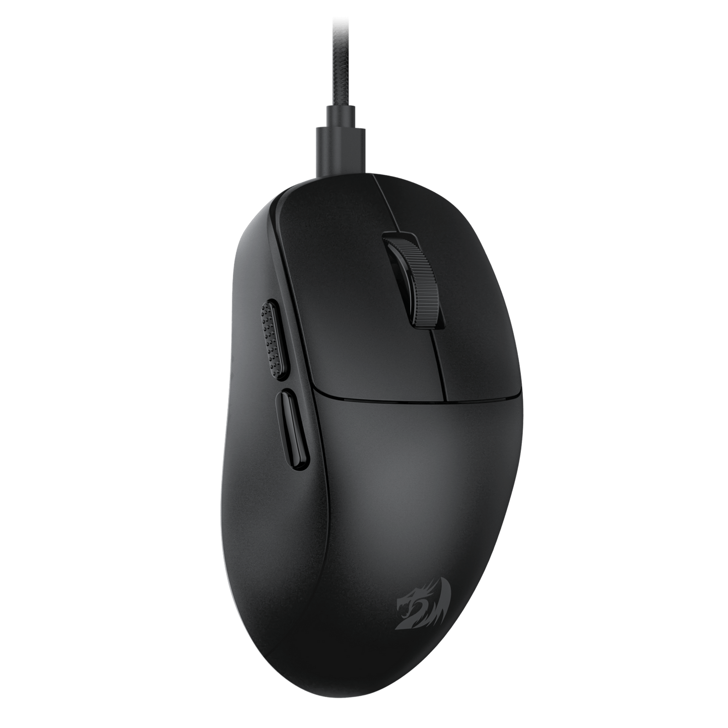 Redragon M817 Lightweight Small Black gaming mouse on a transparent background