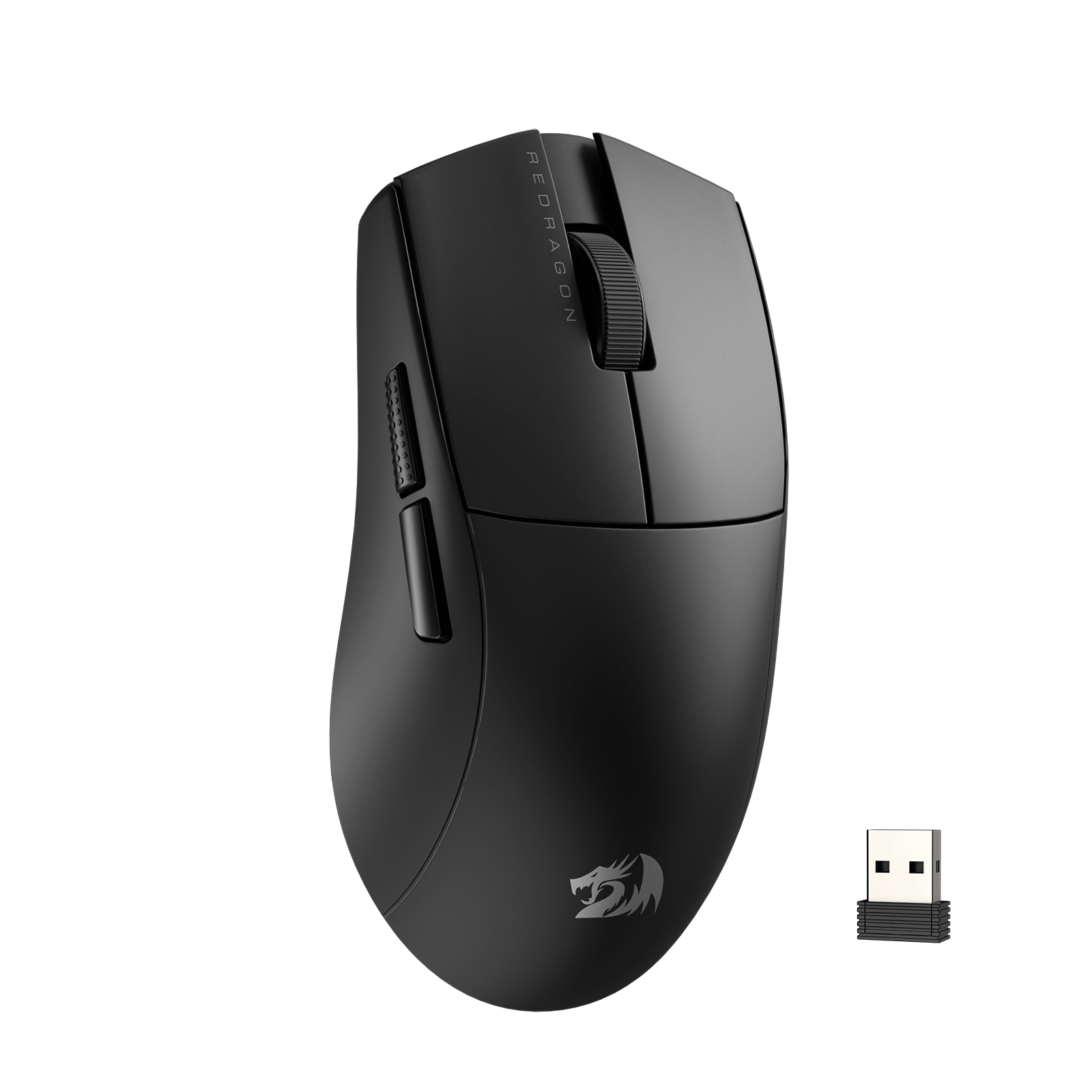 Redragon M916 Wireless Gaming Mouse, 49G Ultra-Light 8K DPI 2.4G Wireless Gaming Mouse w/Ergonomic Natural Grip Build, Full Programmable Buttons, Software Supports DIY Keybinds & DPI | show