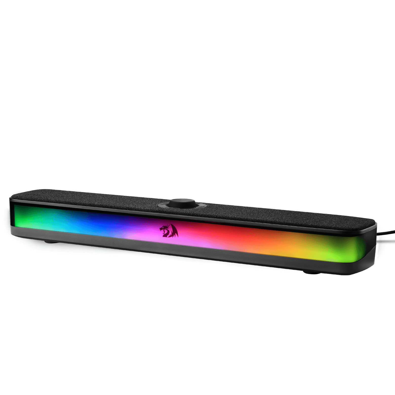 Redragon GS515 RGB Desktop Soundbar, 2.0 Channel Stereo Computer Speakers for Desktop with Bluetooth 5.3, USB-C/USB Powered, Black