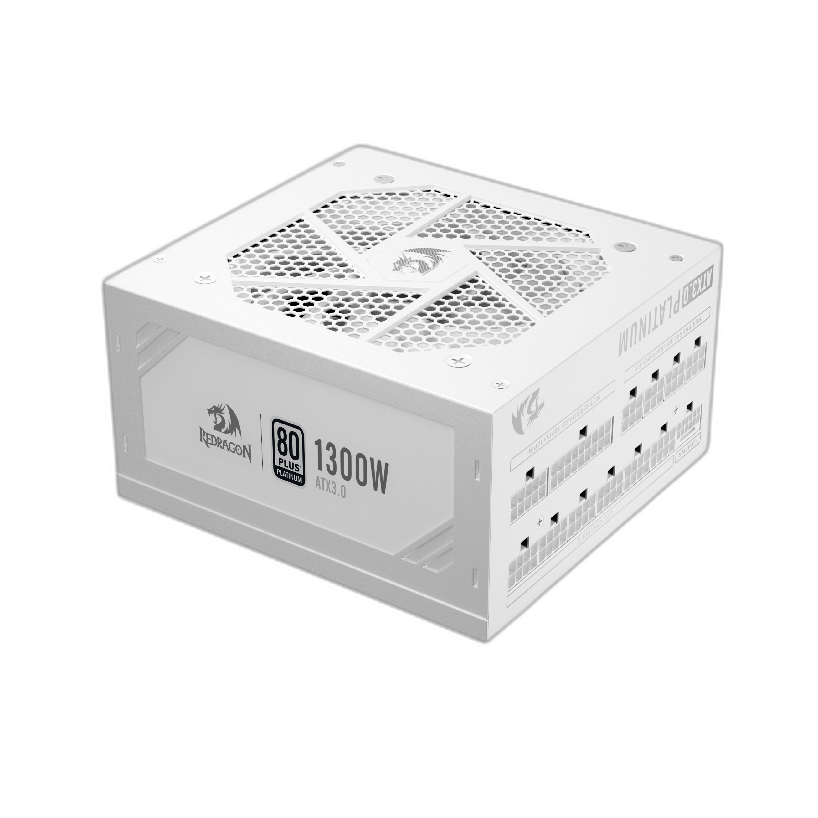 Redragon PSU018 80+ Platinum 1300 Watt ATX 3.0 Fully Modular Power Supply | Tag