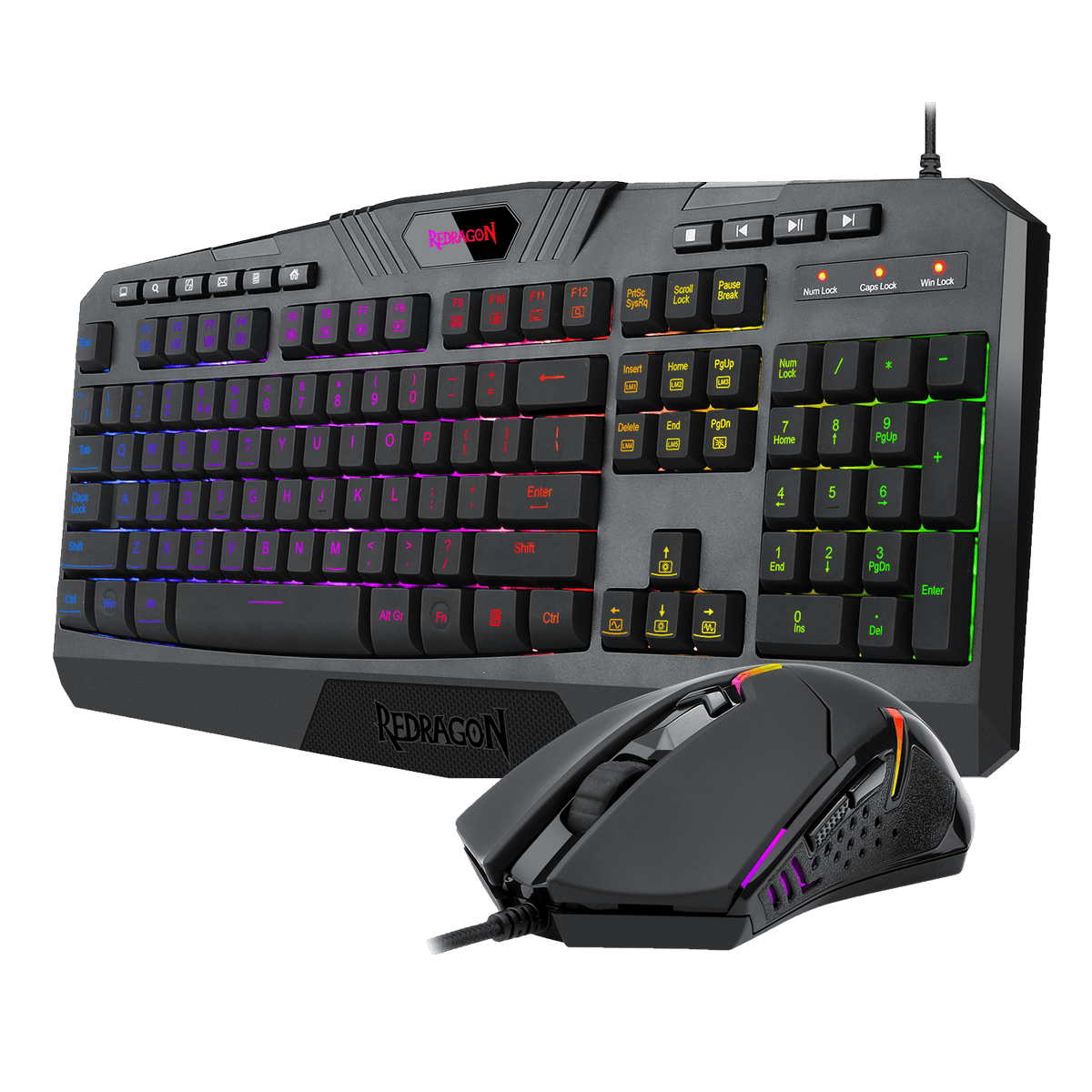 Redragon keyboard and online mouse