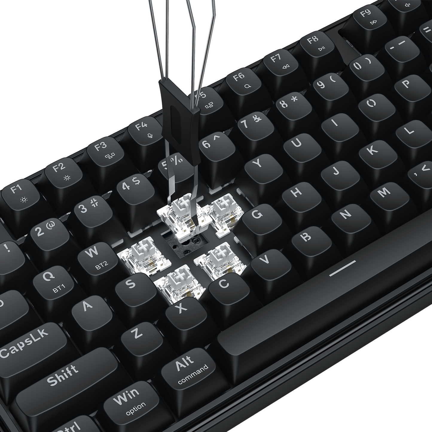 Redragon S163 3-Mode Wilreess Gaming Keyboard & Mouse Combo, 108 Keys K689 PRO RGB Gasket Keyboard and 8000 DPI M693 Gaming Mouse Bundle