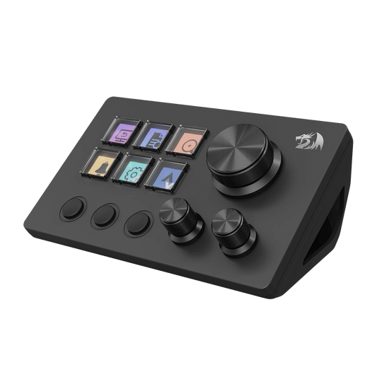 Redragon SS551 Stream Controller - All-in-One Macro Pad, LCD Keys & Dials, Stream Station for Content Creators, Streaming, Gaming - PC & Mac Compatible