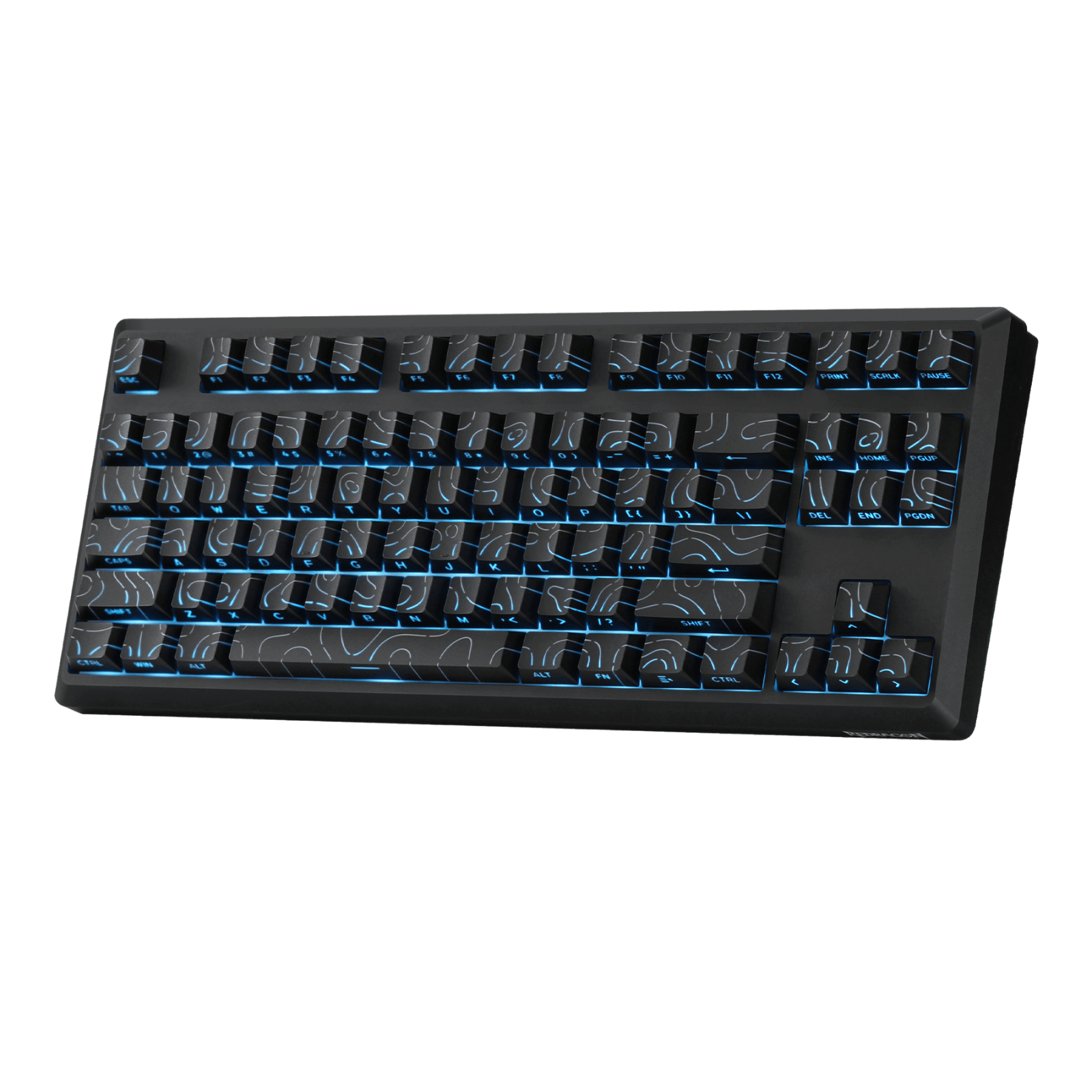 Redragon K737 PRO Wireless 87 Keys Gasket Gaming Keyboard, 80% Premium CNC Aluminum Mechanical Keyboard, Hot-Swap South-Facing LED Socket, 5-Layer Noise Dampening, Side-Printed PBT Contour Line Keycap