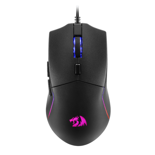 Redragon M730 Wired RGB Gaming Mouse, 10000 DPI Lightweight Optical Mouse with 6 Programmable Buttons, Software Supports DIY Keybinds for PC Computer Windows Mac Laptop, Black | show