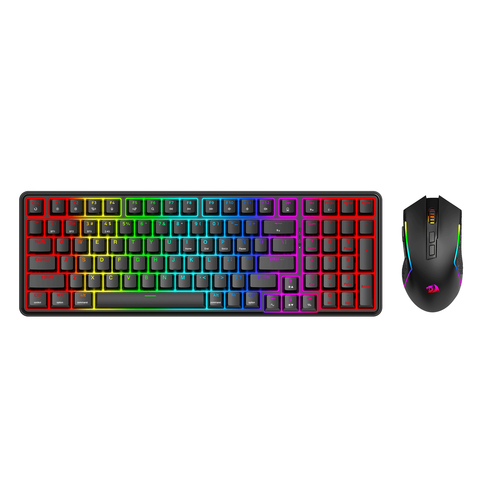 Redragonshop S162 3-Mode Wireless Gaming Keyboard & Mouse Combo