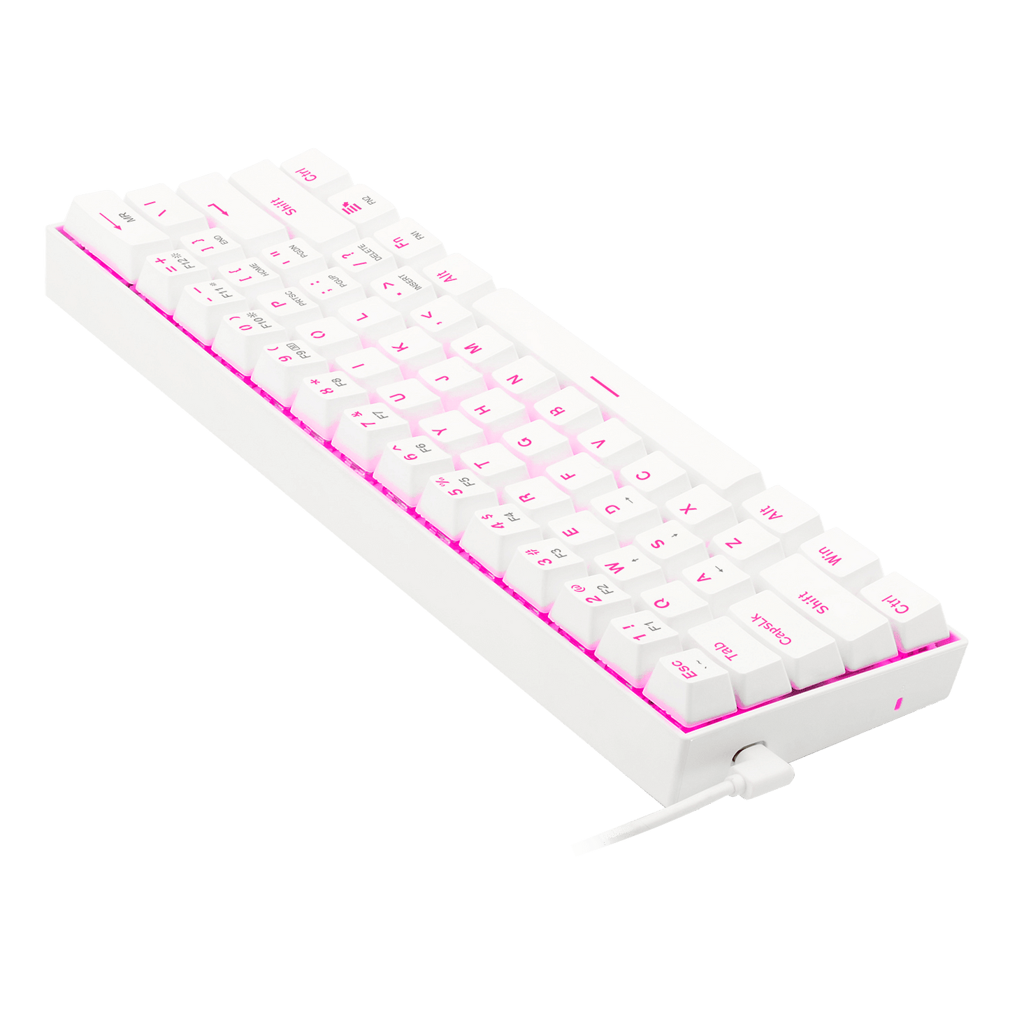 redragon white 60 keyboard