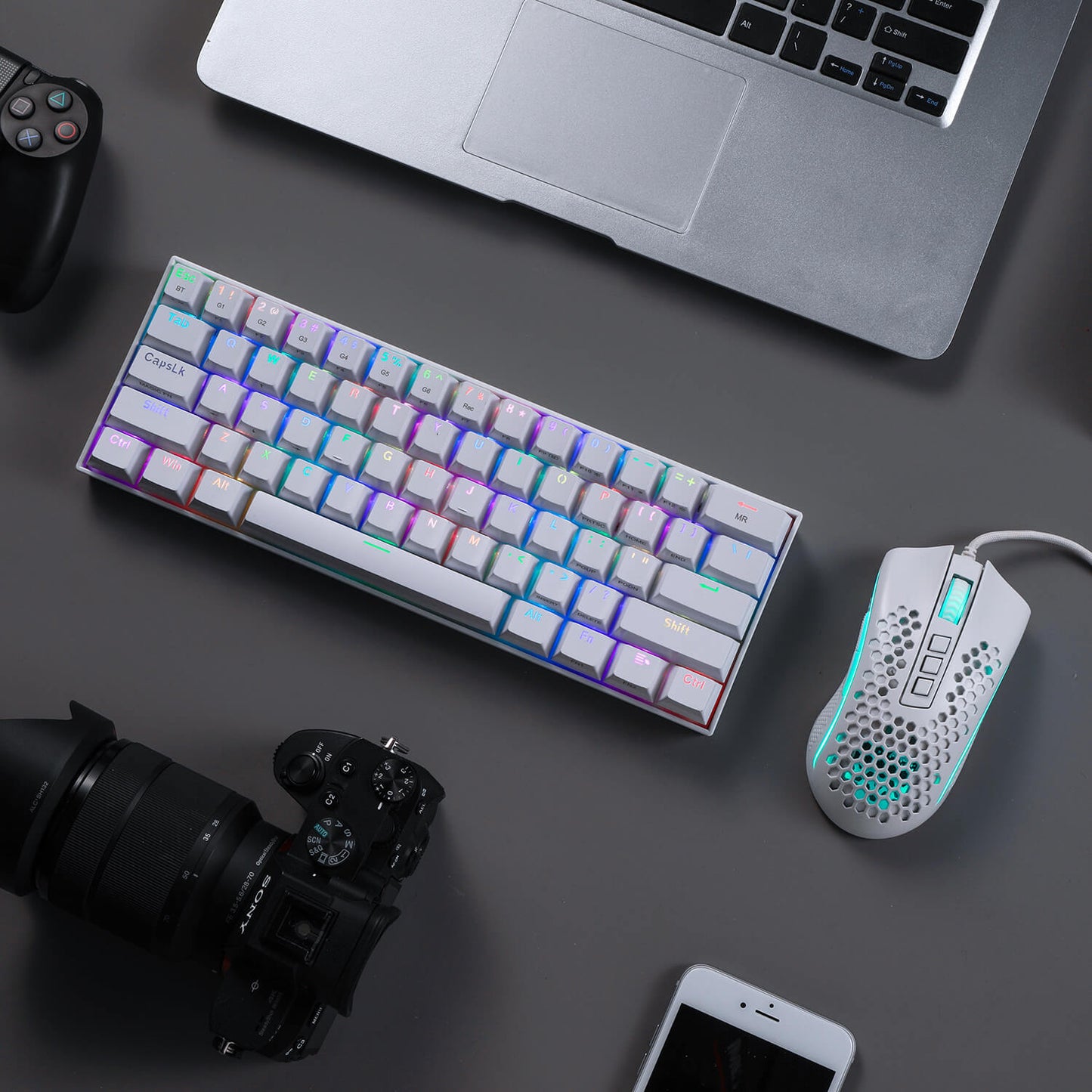 Redragon K530 Wireless Mechanical Keyboard M808 RGB Gaming Mouse Bundle