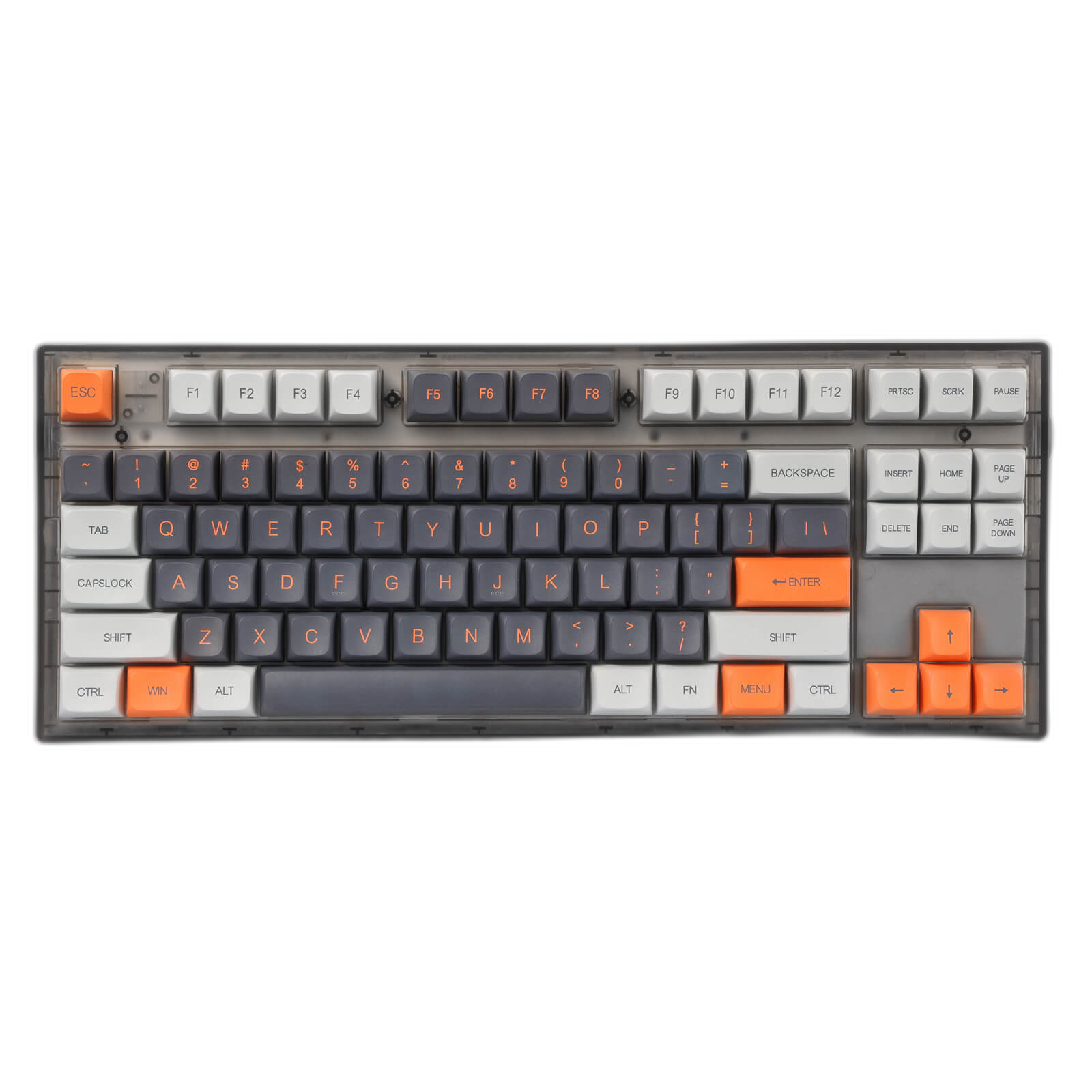 (Only Keycaps) Redragon x LTC PBT Double Shot 112-Key Pudding Keycaps Set, KDA Profile for ANSI Layout 61/68/84/87/98/104 Keys Mechanical Keyboard, with Keycap Puller