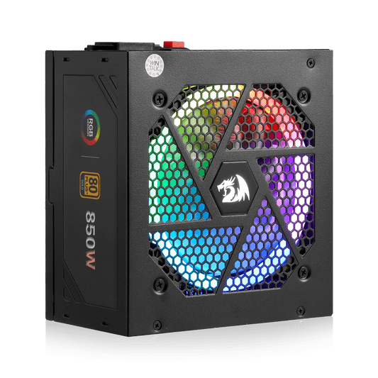 Redragon PSU007 80+ Gold 850 Watt ATX Fully Modular Power Supply | show