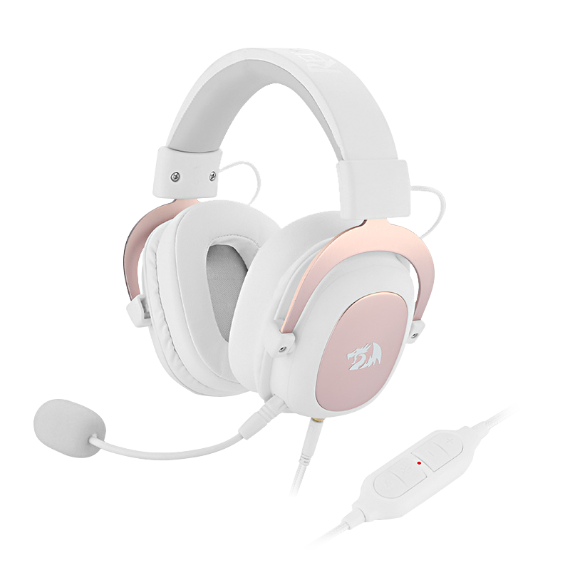Redragon ZEUS H510 White Pink Gaming Heaset (Open-box