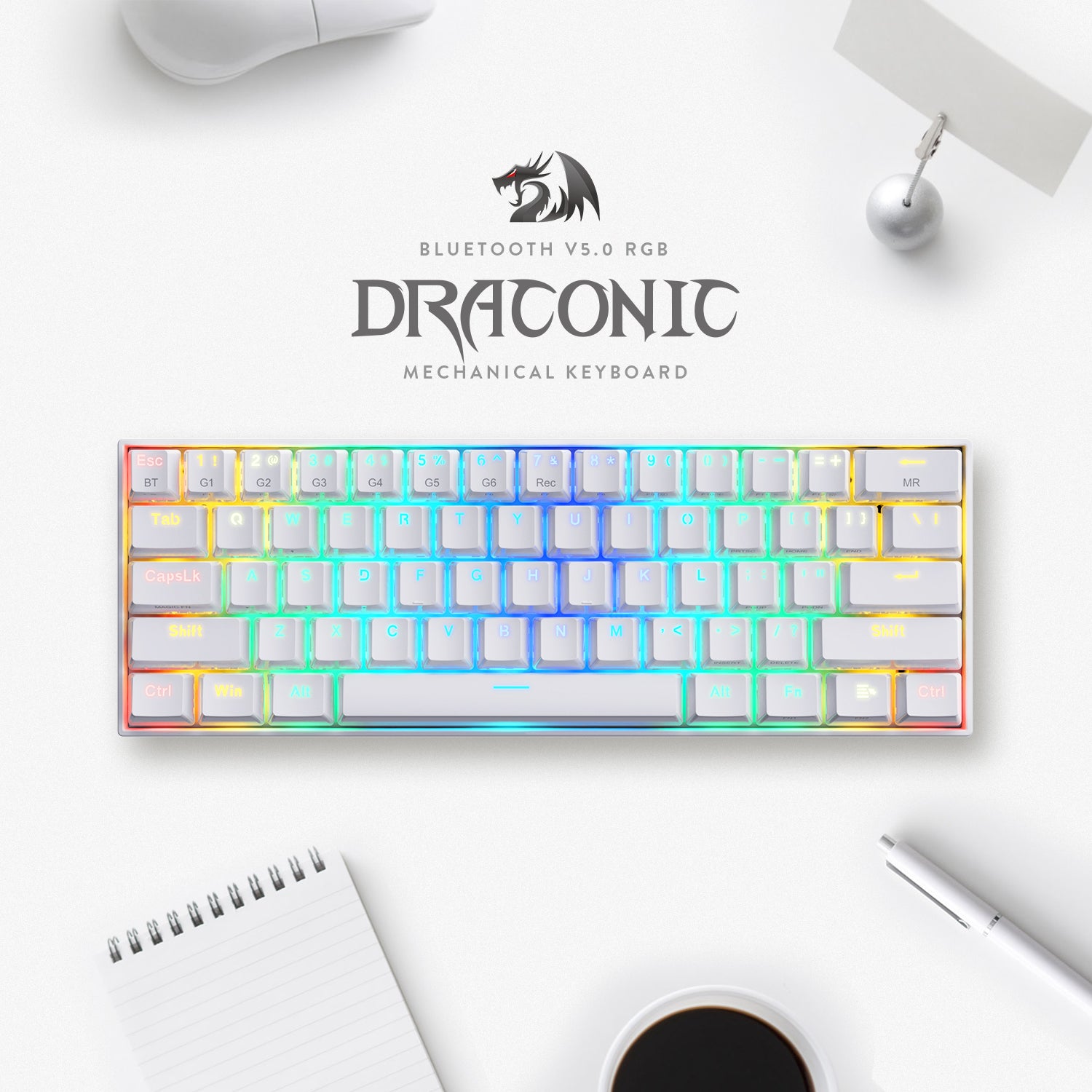 Redragon K530 Draconic 60% Mechanical Gaming Keyboard Video Reviews ...