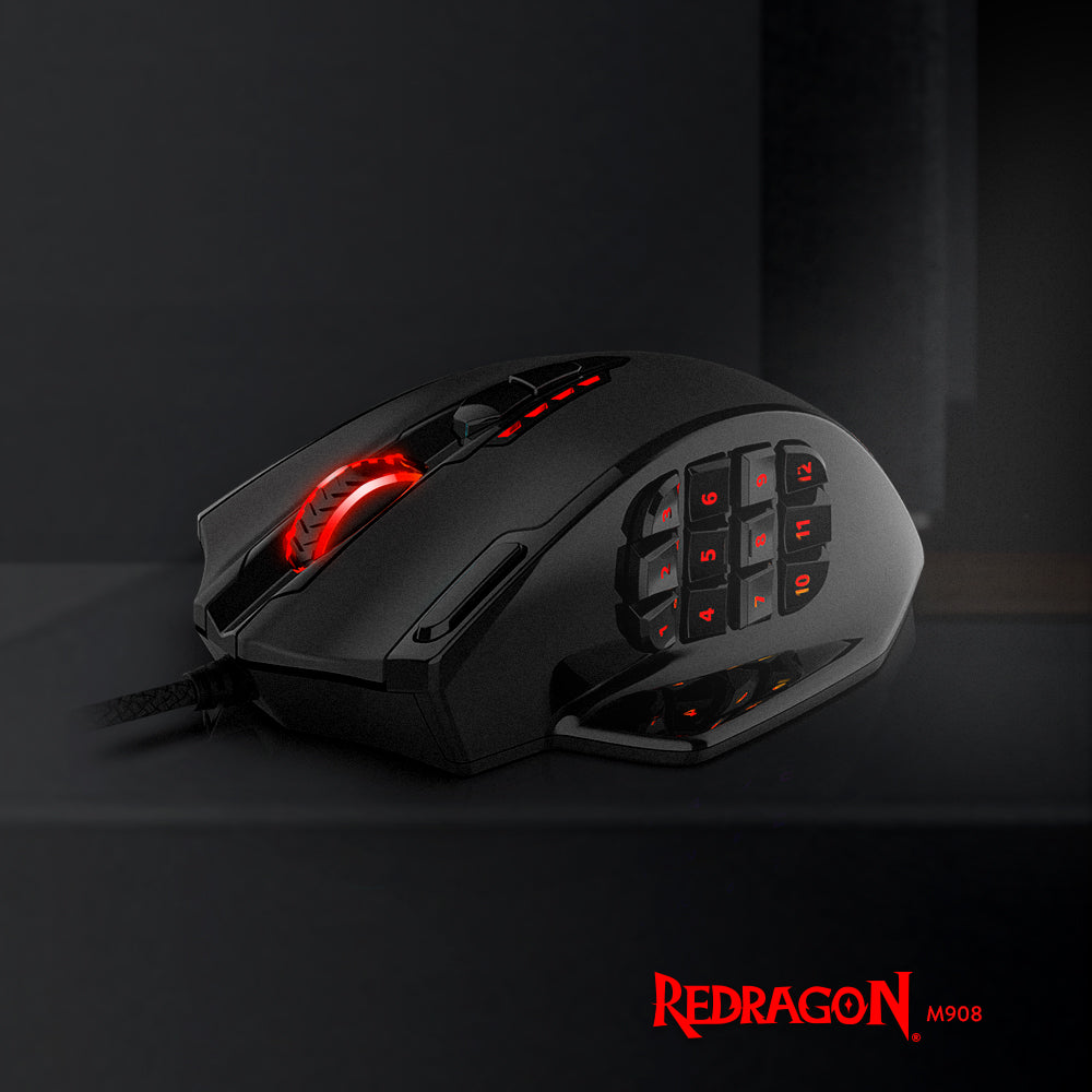 Redragon Impact MMO Gaming Mouse Review – Redragonshop