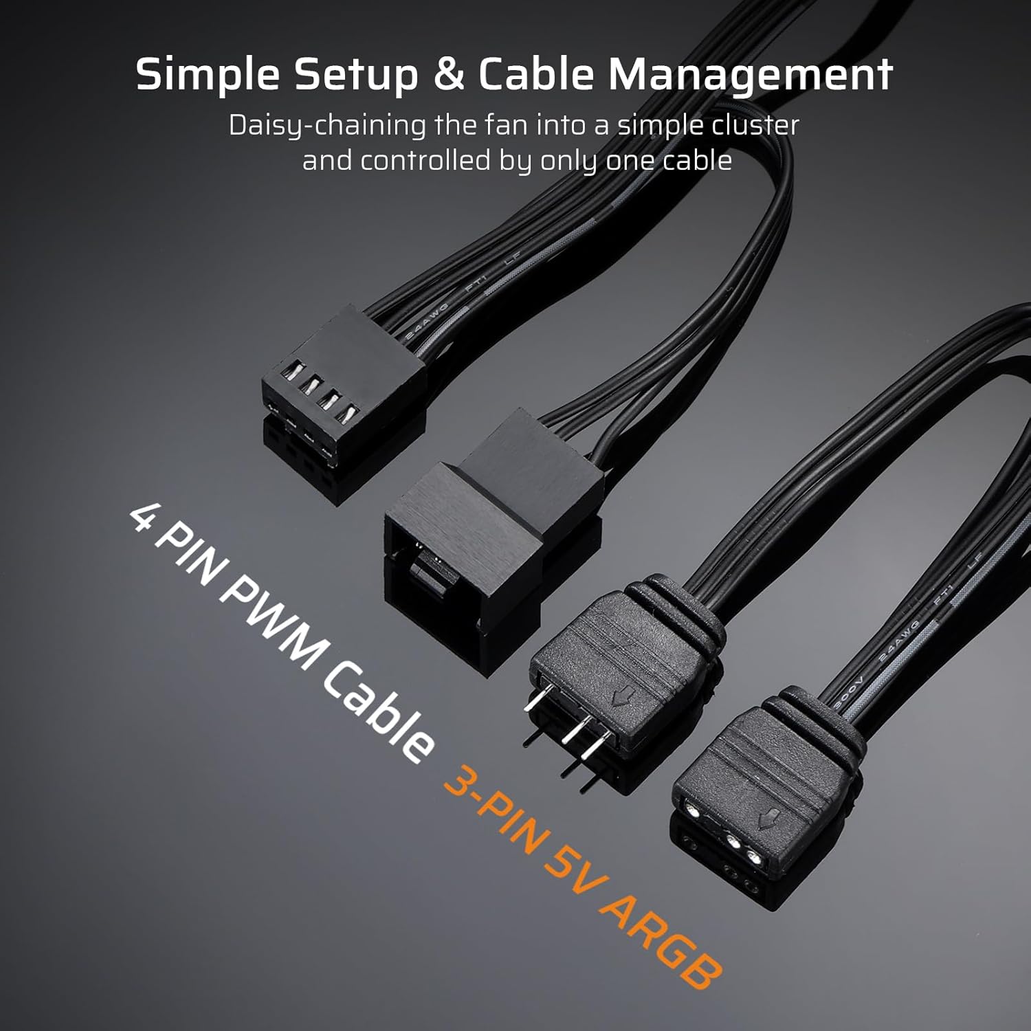 Redragon X LTC 3 Pin 5V ARGB/ 4 Pin PWM Cable