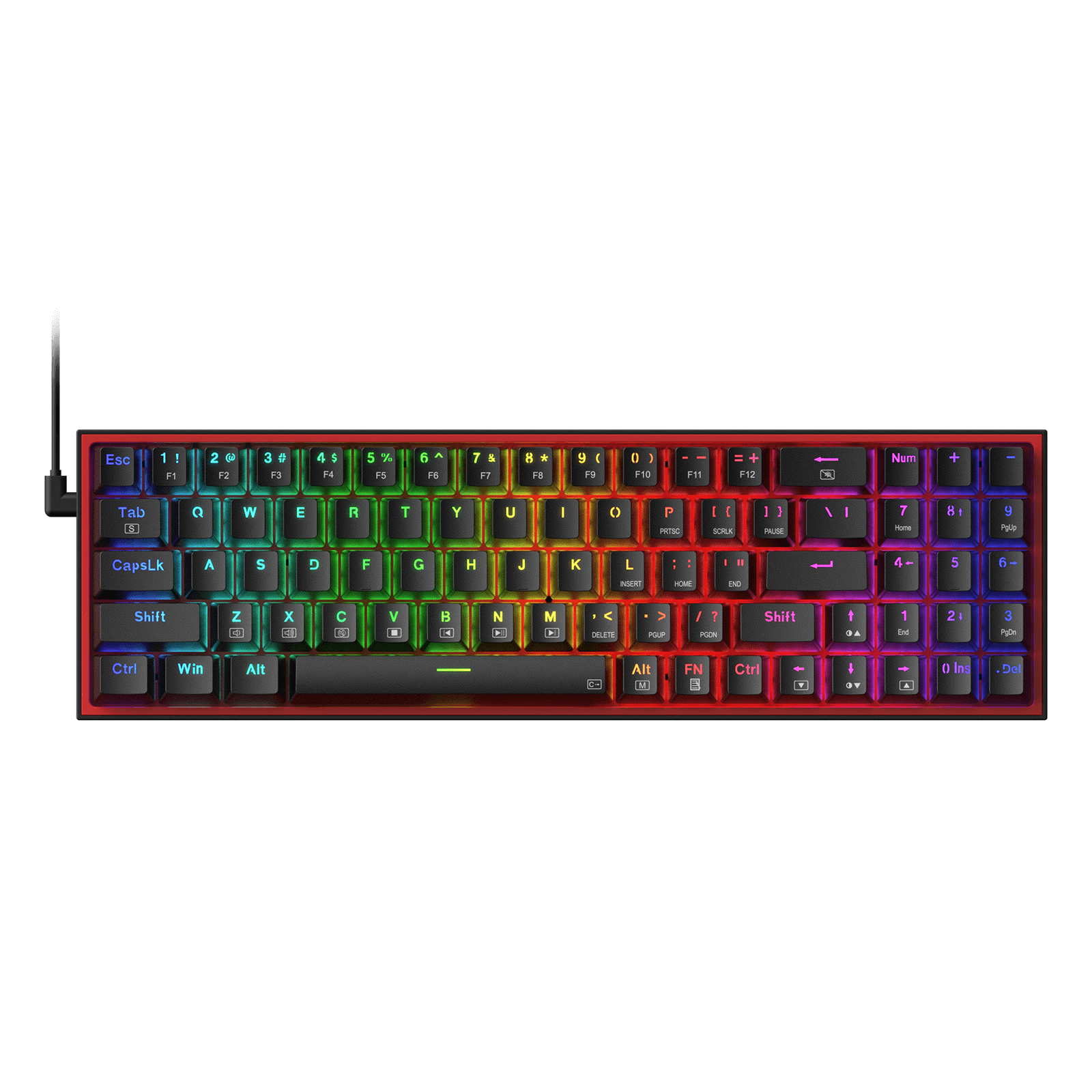 Redragon POLLUX K628 75% RGB Gaming Keyboard (open-box)