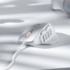 AATROX M811 MMO white Gaming Mouse