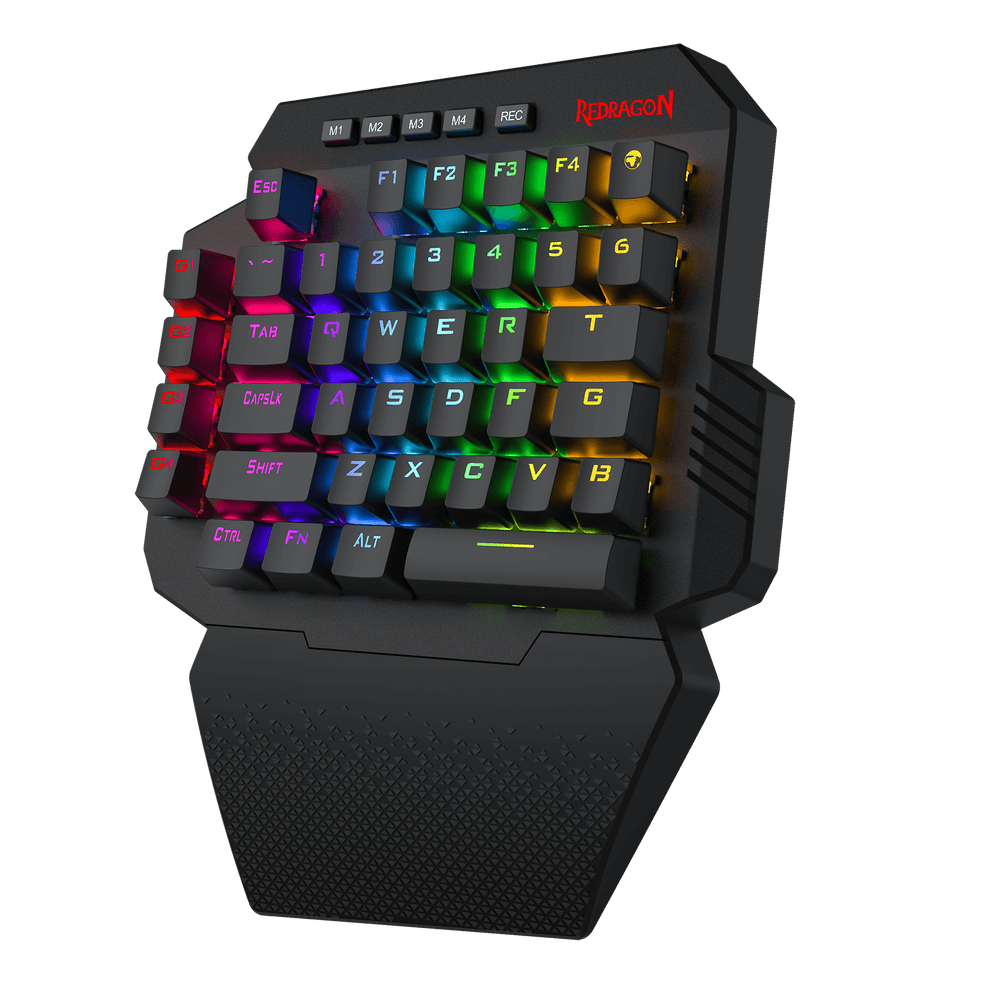 Single Hand Keypad Redragon K758 One-Handed RGB Mechanical Gaming Keypad – Redragonshop