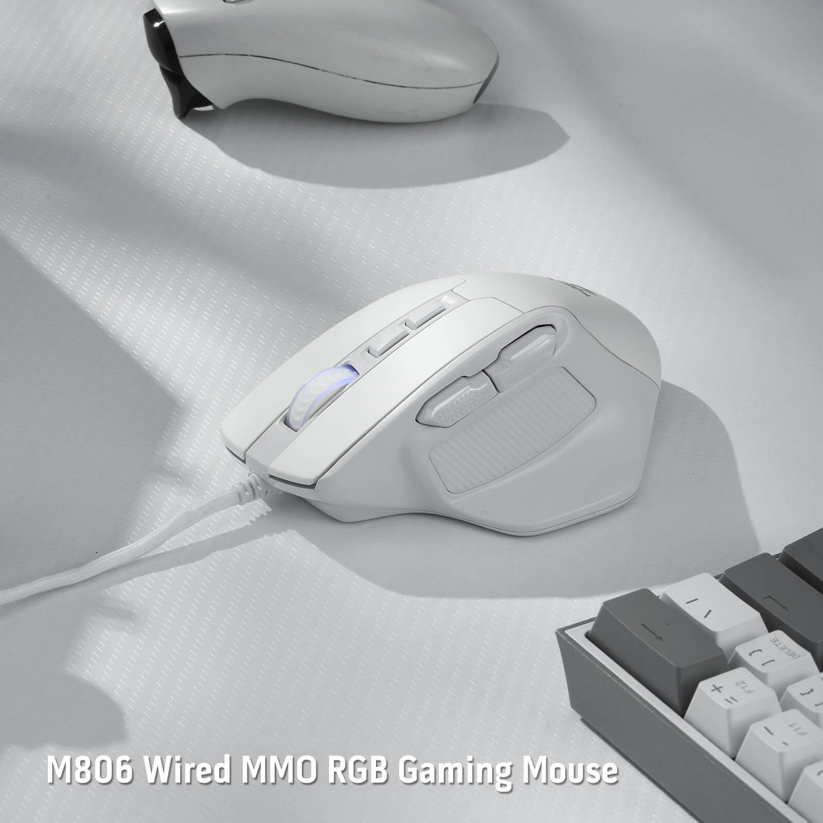 Redragon M806 Bullseye white Gaming Mouse