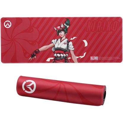 Blizzard Overwatch Large Game Mouse Pad, XXL Keyboard Pad for Gamer Office & Home, Non-Slip Rubber Base, Extended Desk Mat with Stitched Edge, Smooth Stable and Durable | show