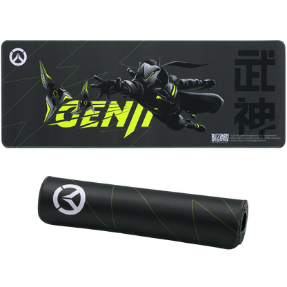 Blizzard Overwatch XXL Gaming Mouse Pad/Desk Mat, Genji-Theme | show