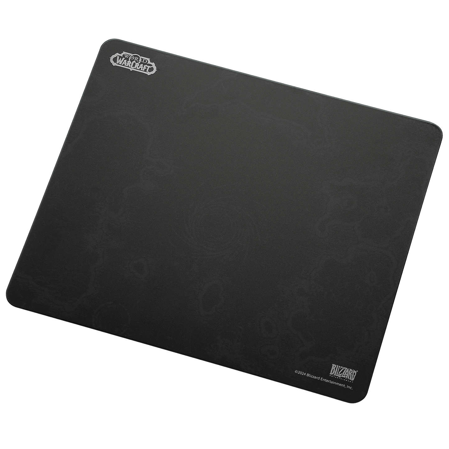 Blizzard WoW Game Glass Mouse Pad, Azeroth-Themed, Tempered Glass Material, Office & Home, Non-slip rubber base, Special Glass Surface for Top Accuracy and Speed, Easy to Clean, Obsidian Black, 13.8*11.8Inch | show