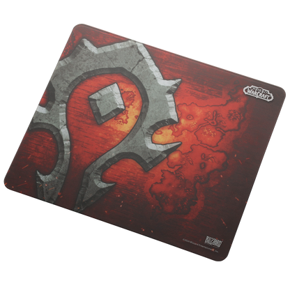 Blizzard WoW Game Glass Mouse Pad,Horde-Themed, Tempered Glass Material, Office & Home, Non-slip rubber base, Special Glass Surface for Top Accuracy and Speed, Easy to Clean, 13.8*11.8Inch | show