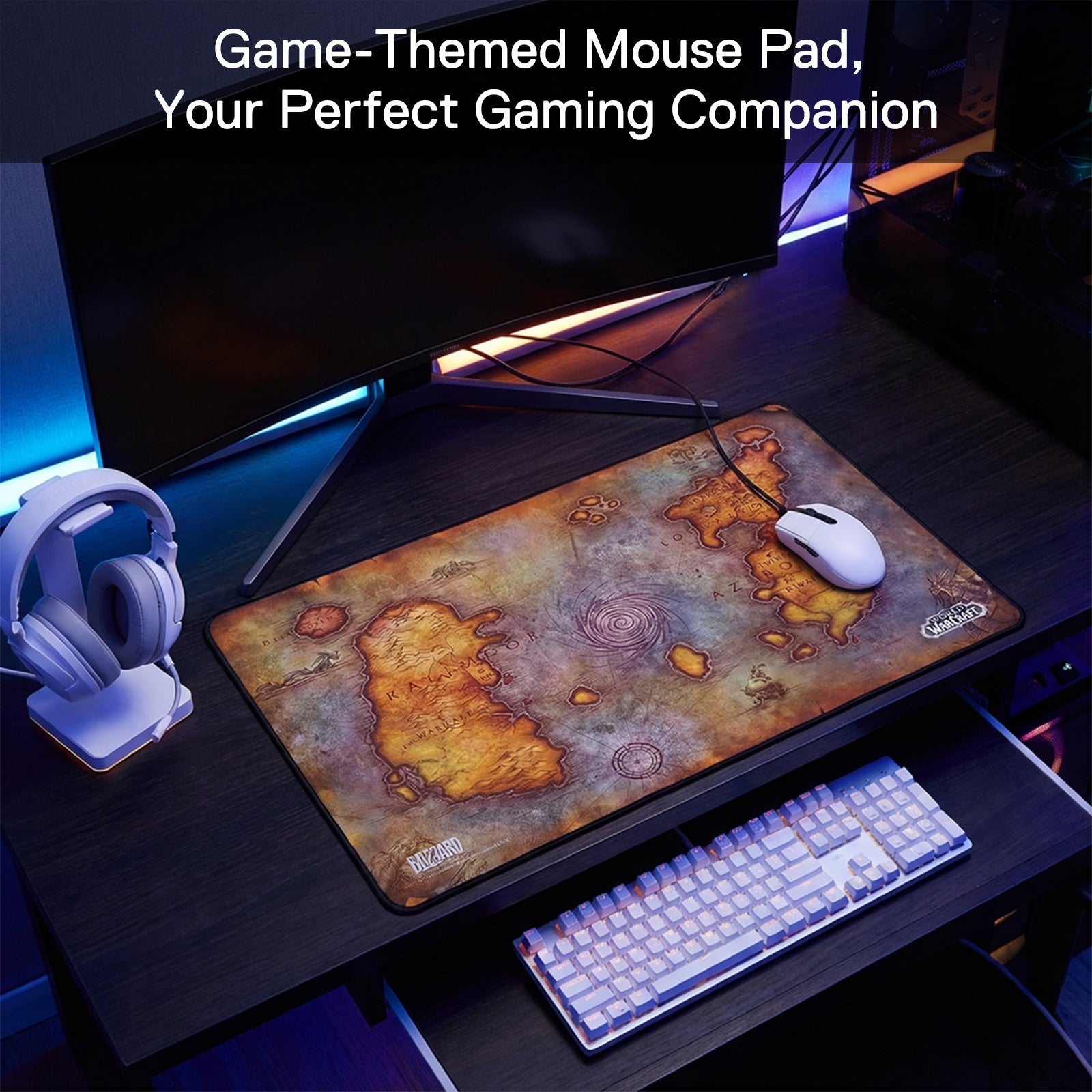 Blizzard World of Warcraft XL Gaming Mouse Pad – Redragonshop
