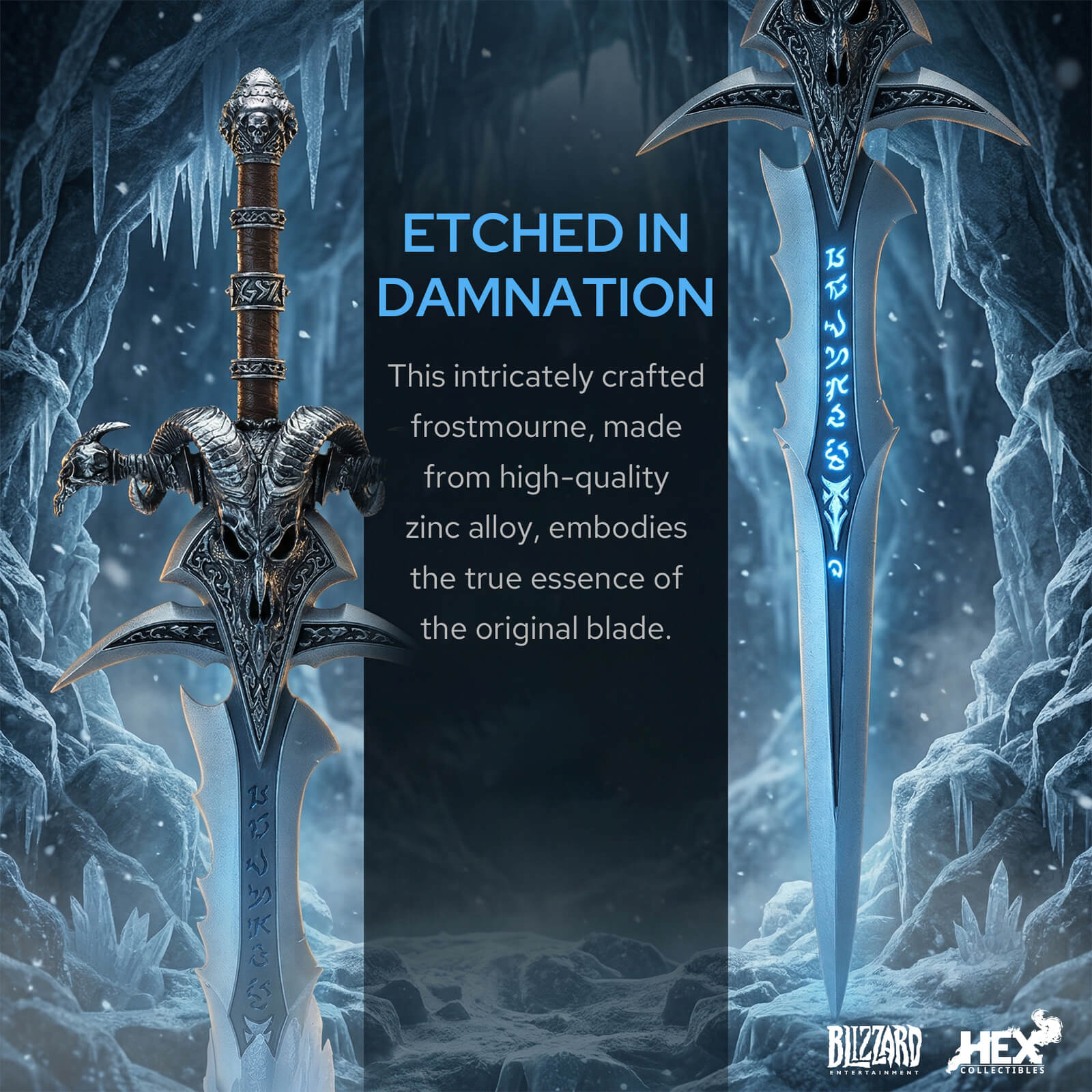 World of Warcraft Frostmourne Collectible Replica Display Figure