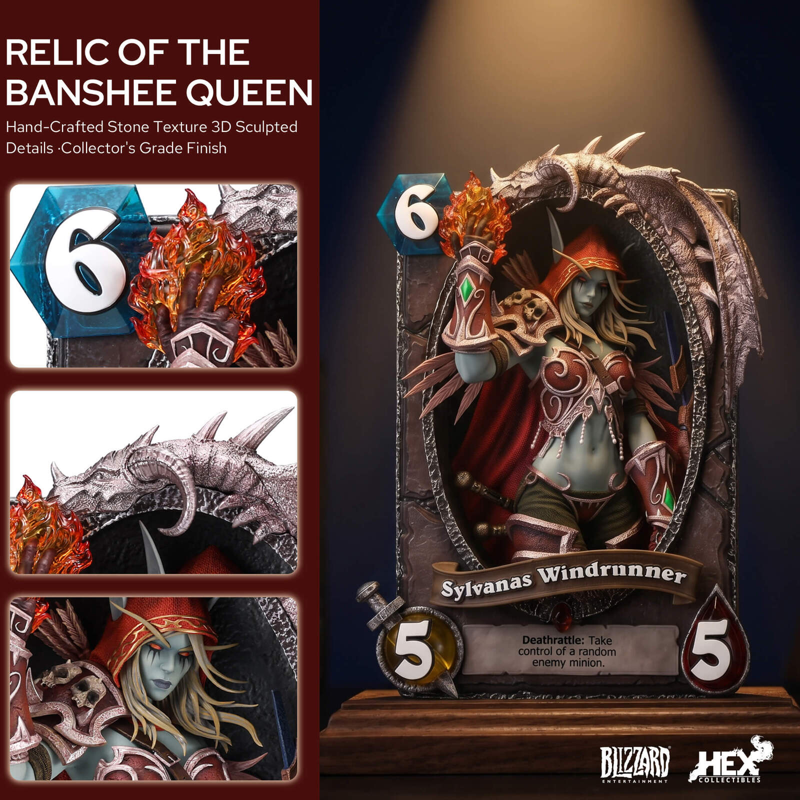 Bllizzard Hearthstone  Sylvanas Card Display Frame